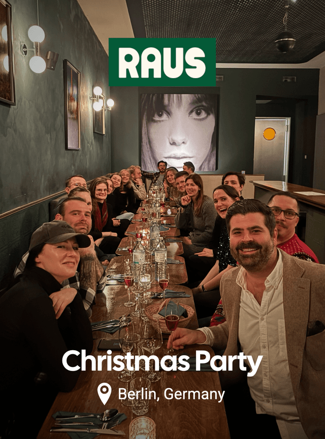 RAUS Christmas Party in Berlin, Germany