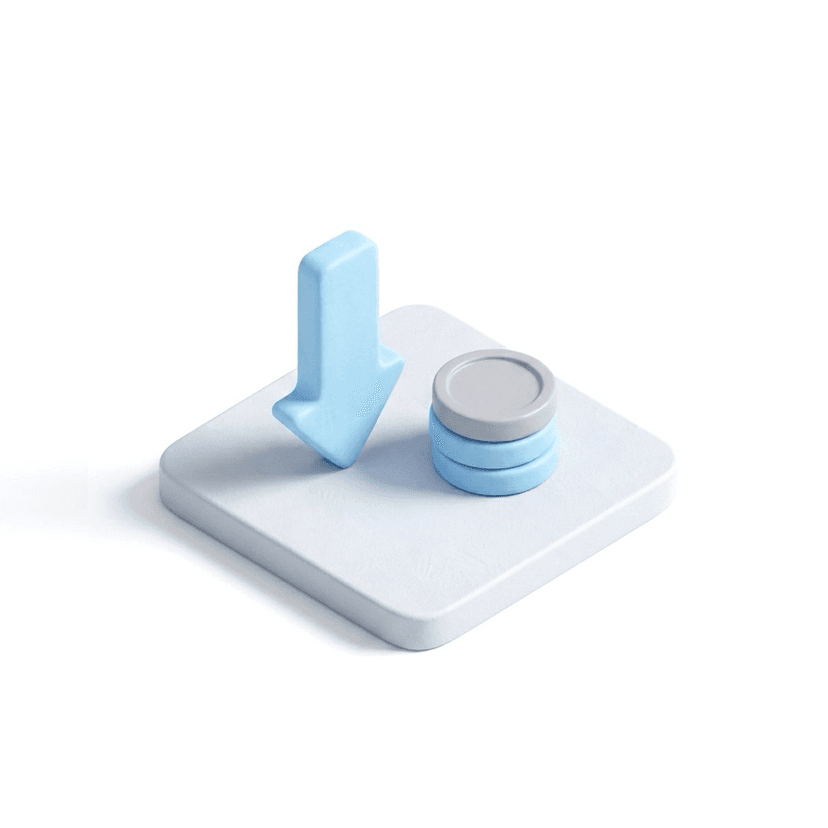 Cost savings illustration showing 10-20% savings